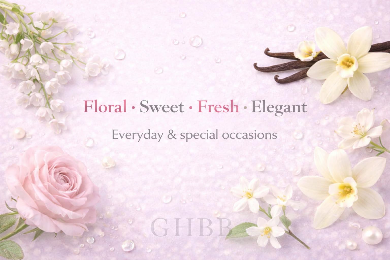 GHBB sample-not-for-sale vials for trying scents safely.