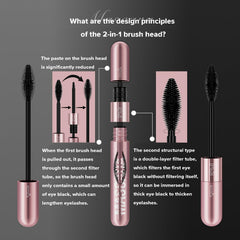 GHFCZOO 4D silk-fiber formula illustration detail on lashes