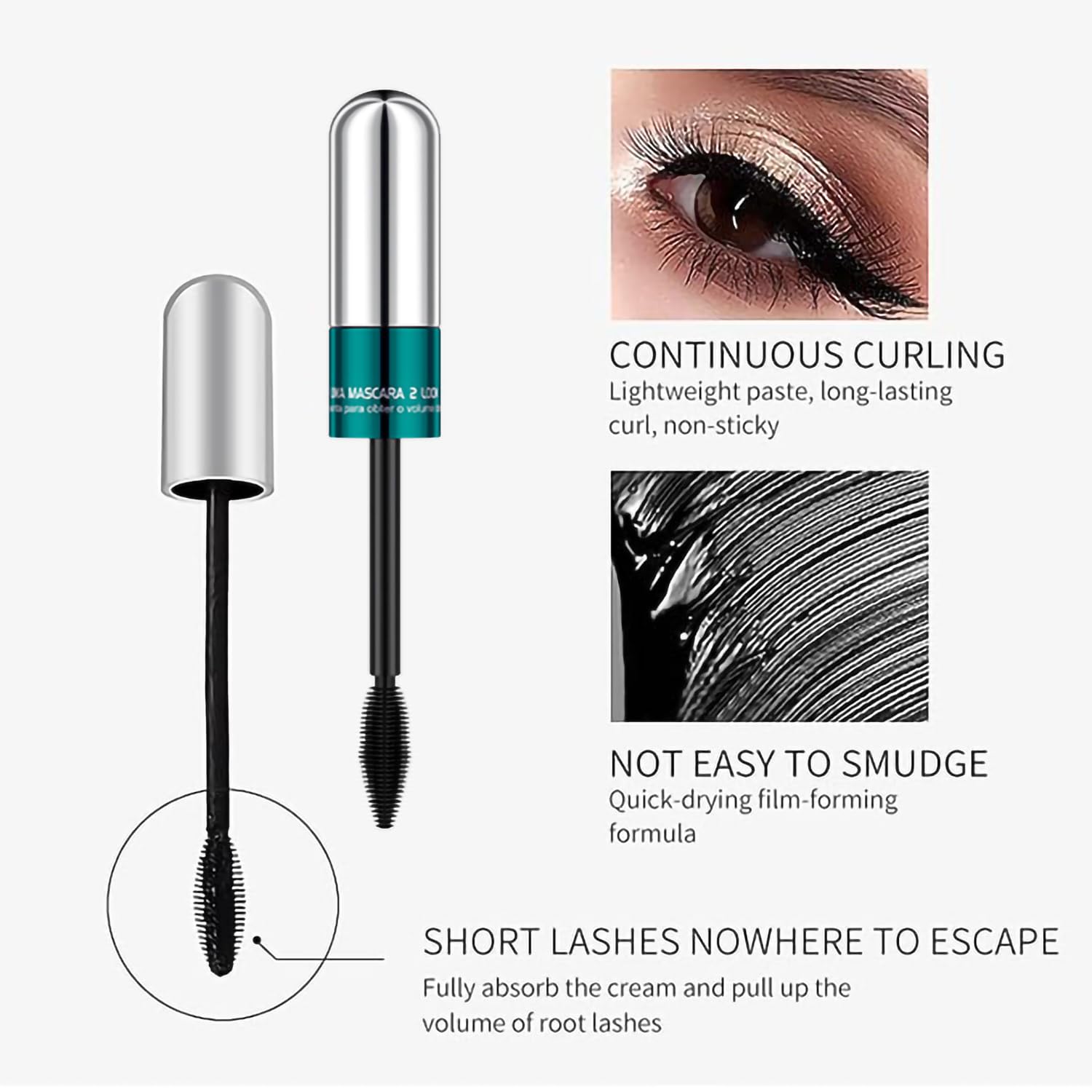 GHFCZOO smudge-proof mascara finish remaining intact through the day