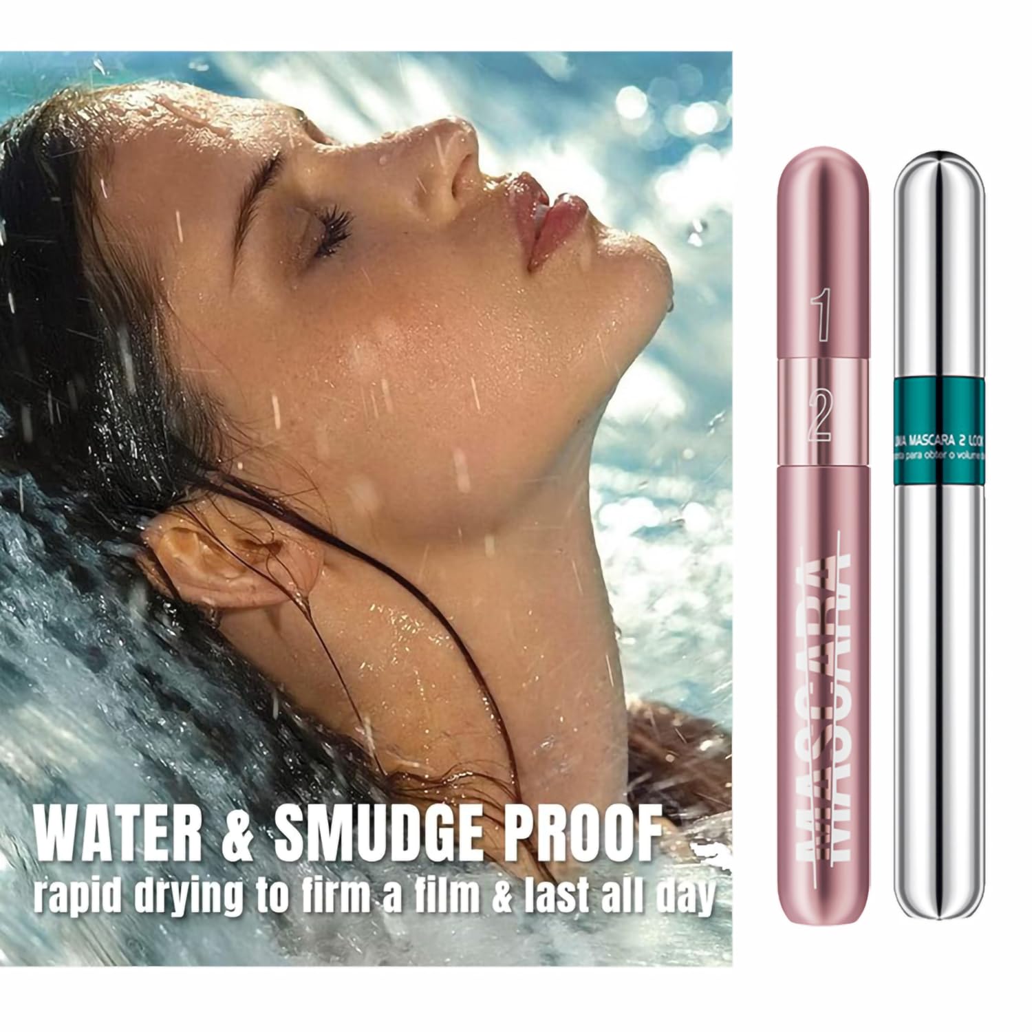 GHFCZOO soft-bristles mascara brush close-up for comfortable wear