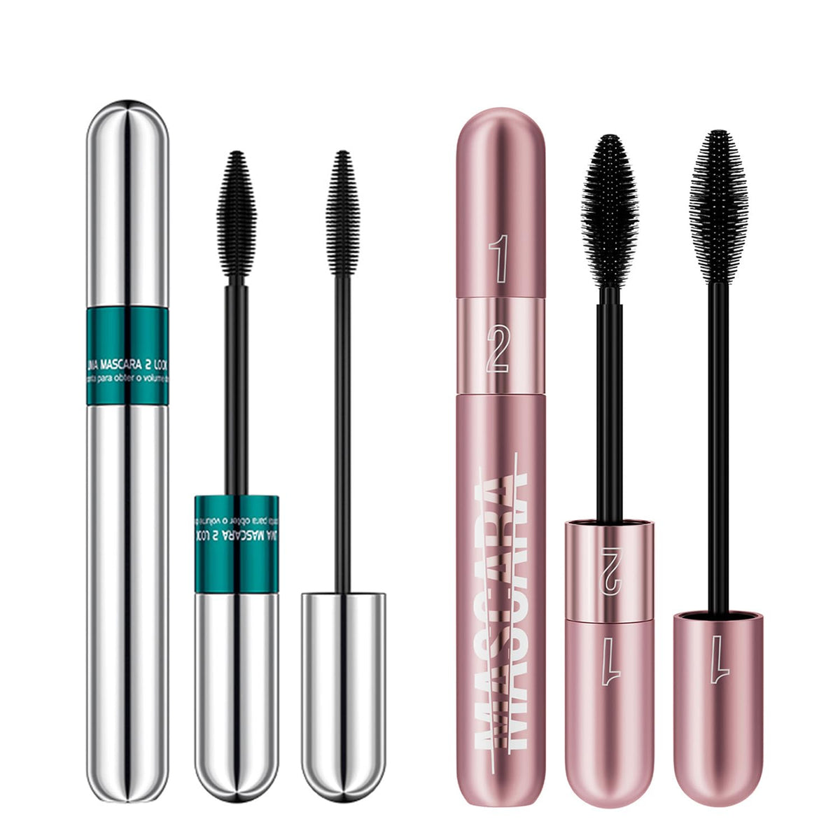 GHFCZOO 2-step lengthening mascara tube showcasing sleek packaging for everyday use