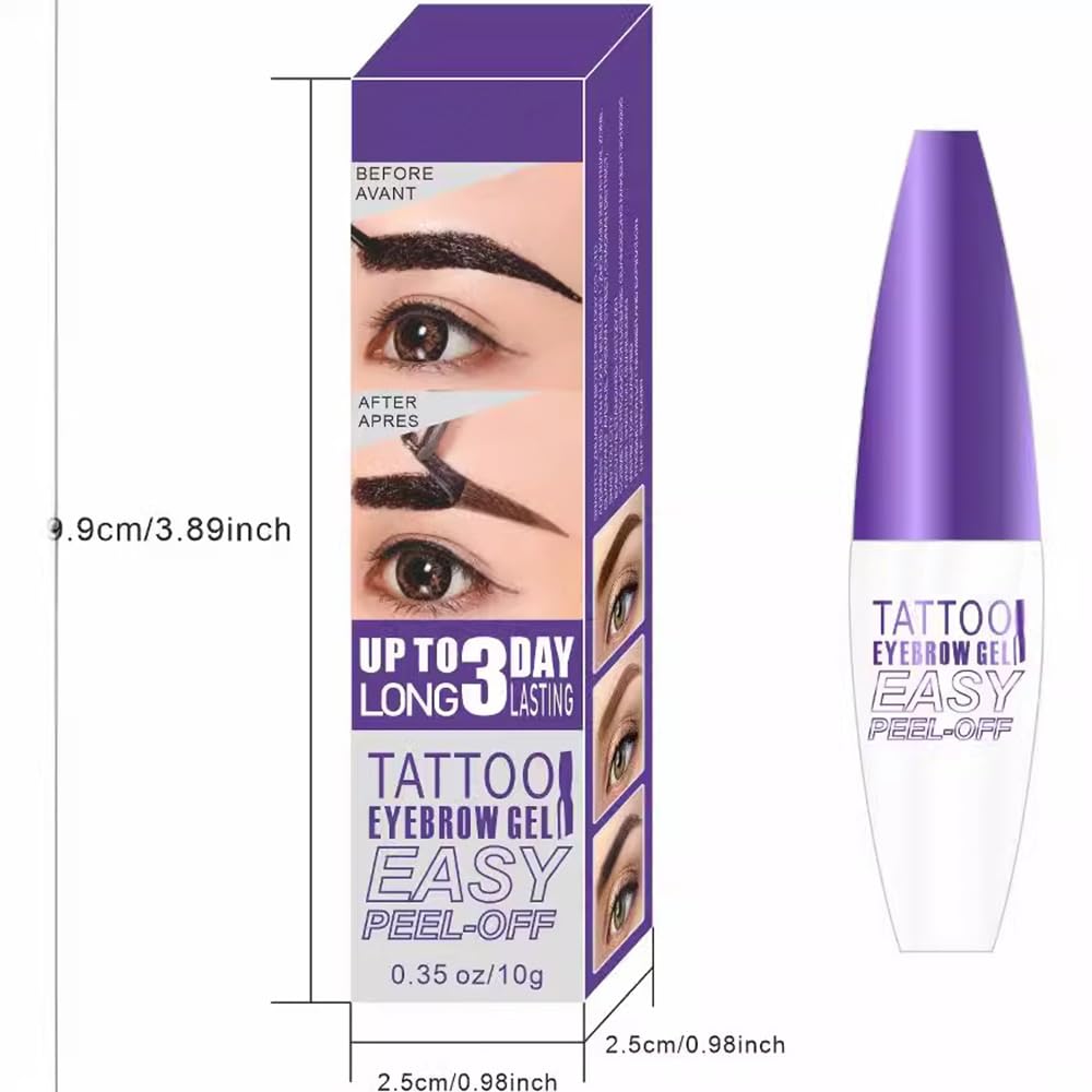 GHFCZOO brand-pack shot highlights compact, salon-quality brow tint for on-the-go.