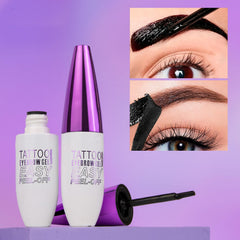 GHFCZOO brow tint application shot demonstrates even color distribution.