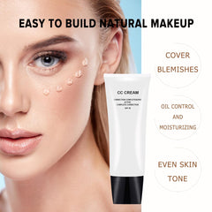 GHFCZOO CC Cream swirl-texture demonstrates a light semi-matte finish