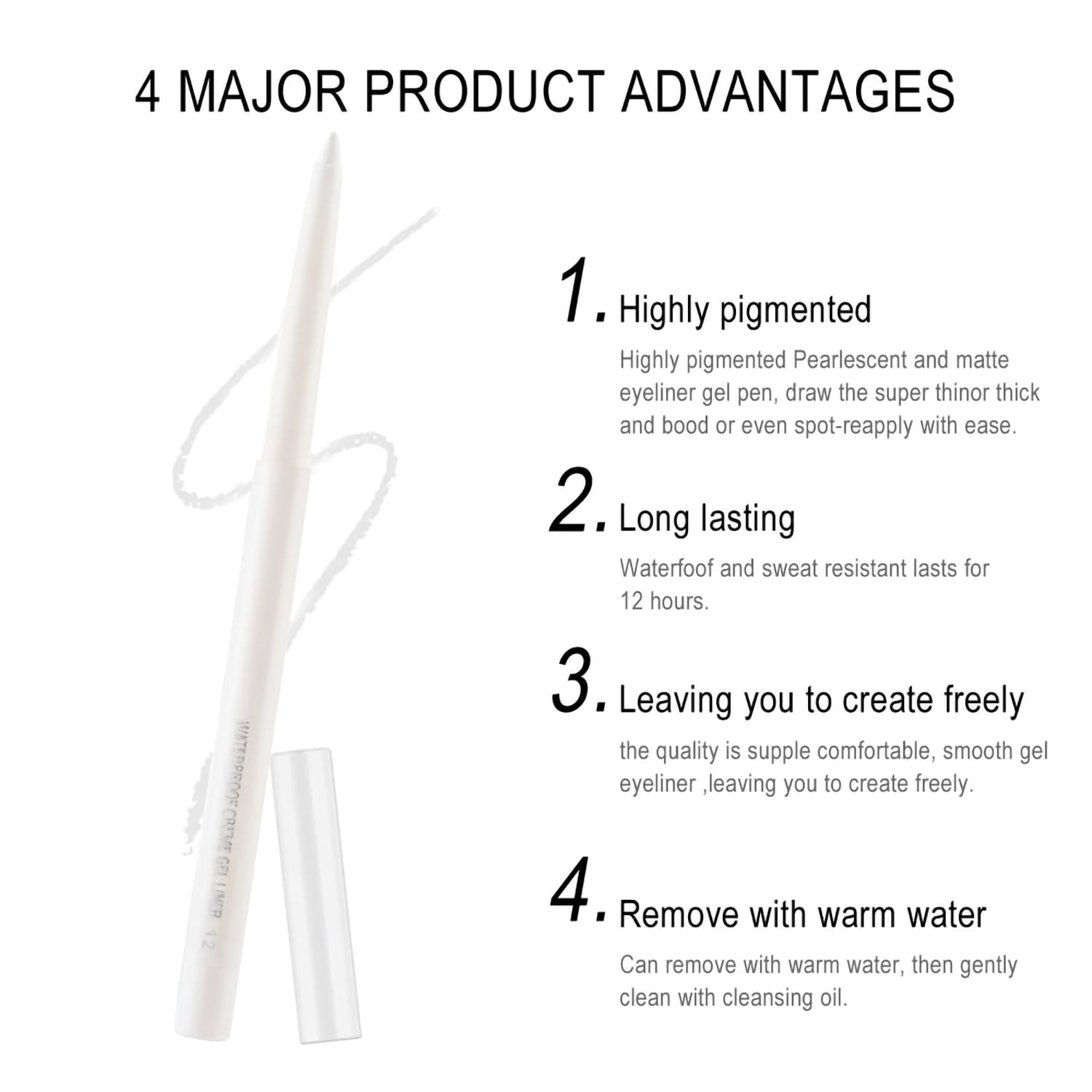 GHFCZOO long-wear formula stays put through heat and humidity all day.