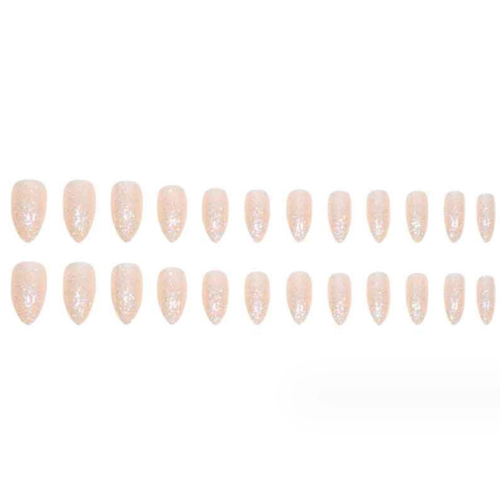 Gifiky easy-application nails demonstrating a quick 10-second press-on method