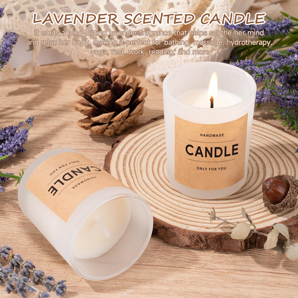 GiftSketch lavender soy candle for calming, soothing scents at home