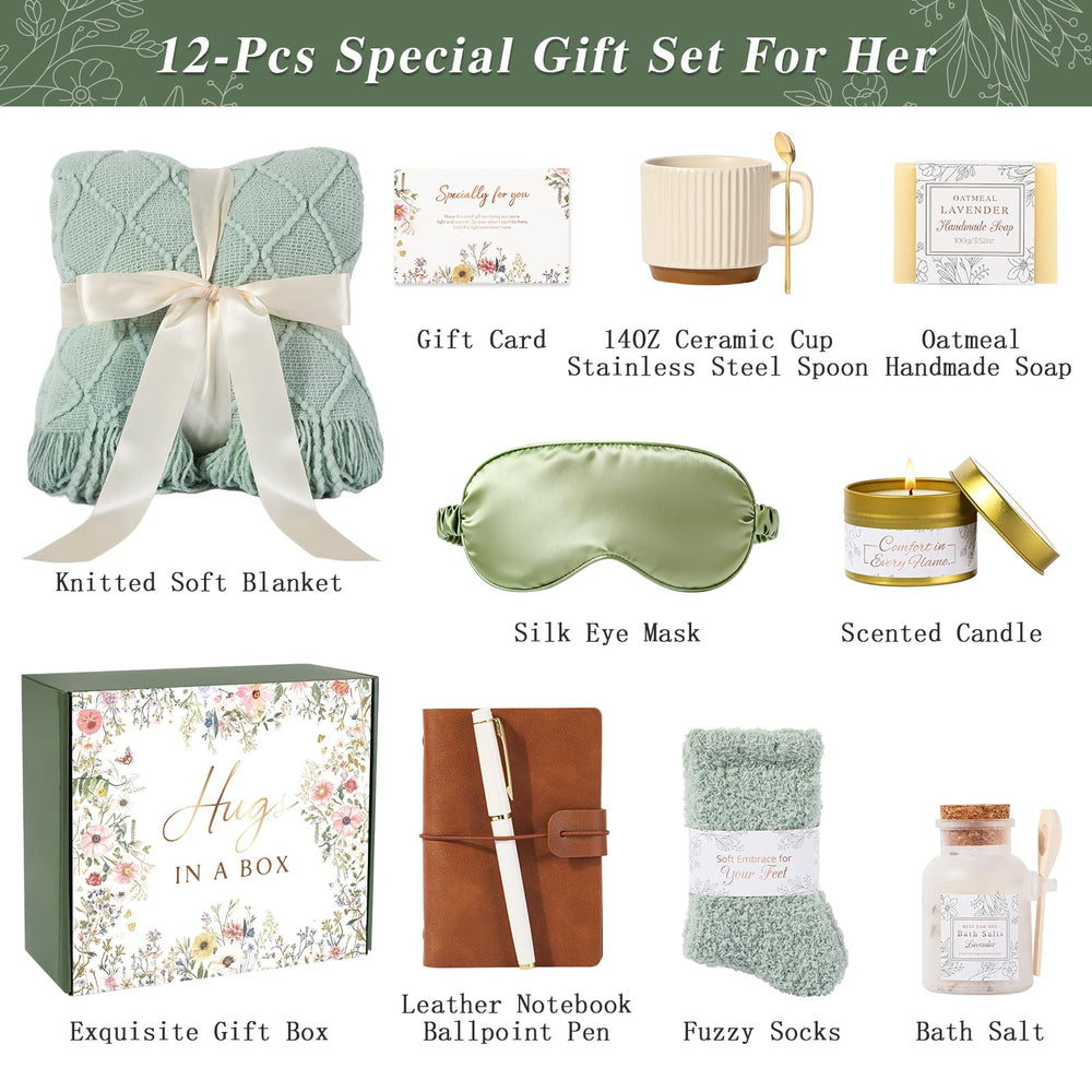 GIFTINBOX leather notebooks and cup set — practical touches to journal and sip.