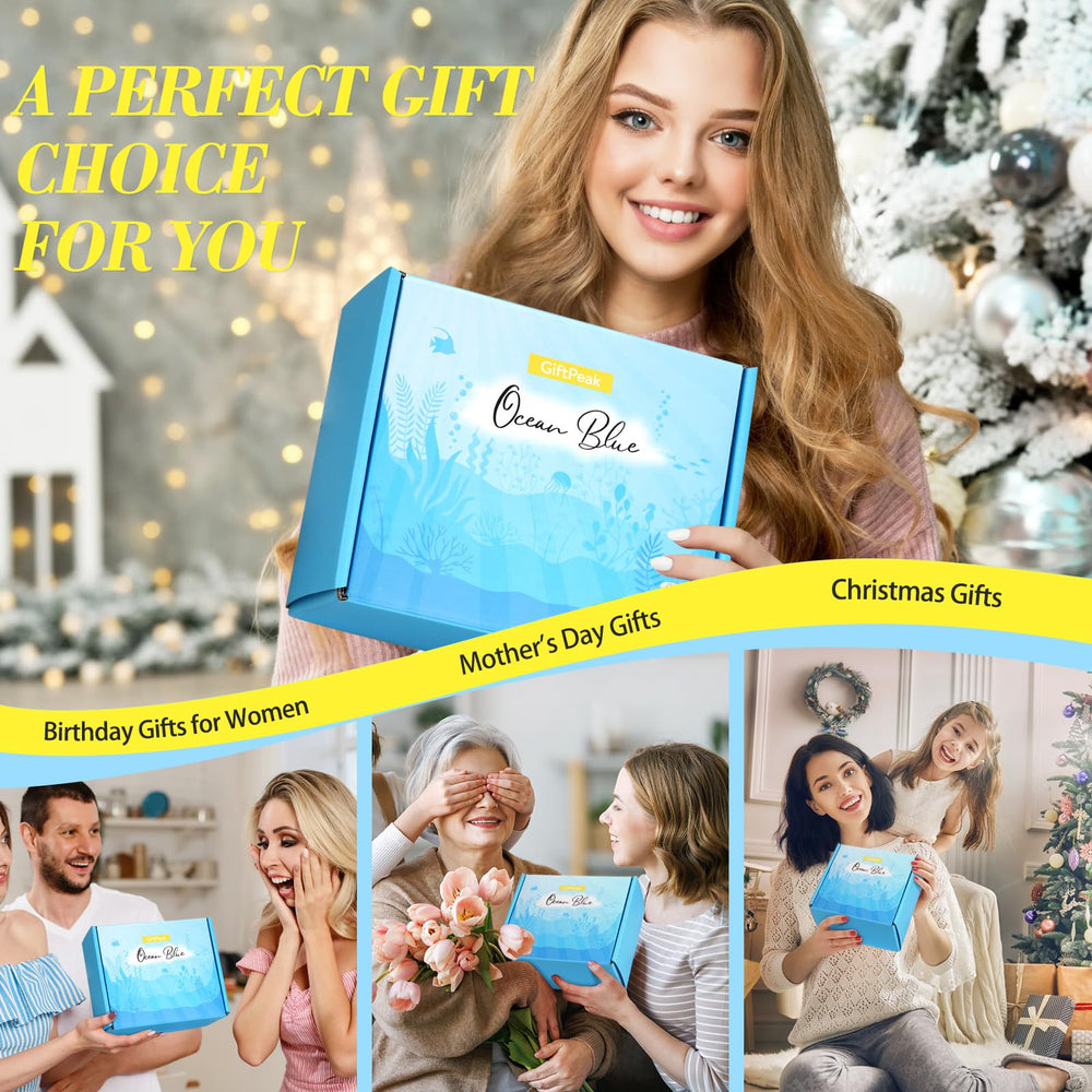 GiftPeak gift box with greeting card ready for birthdays or Mother's Day