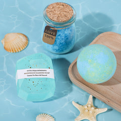 GiftPeak sea turtle bath bomb adds color and fizz for a relaxing soak.