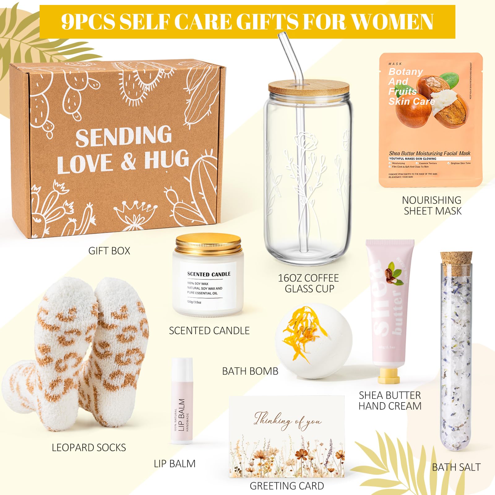GiftPeak shea butter hand lotion for daily moisture and softness