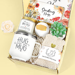 GiftPeak Sympathy Basket plant shows a calming hug in a box for supportive moments.