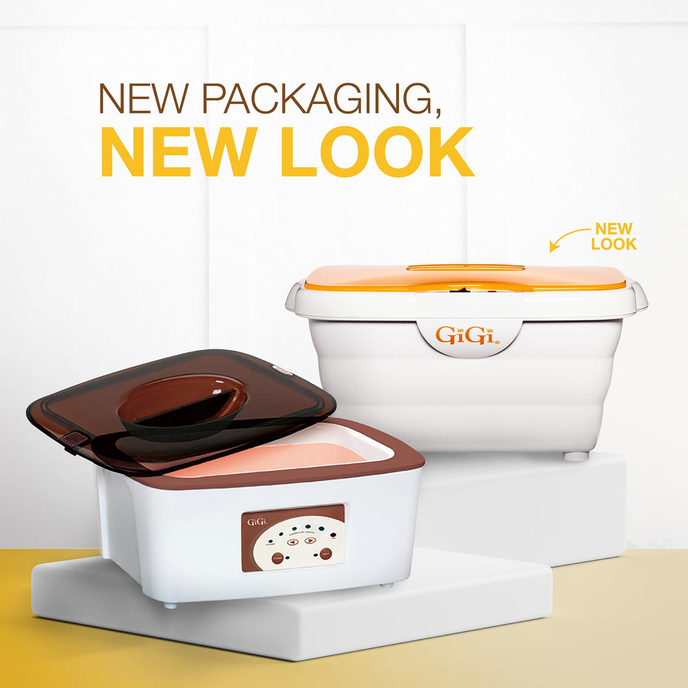 GIGI paraffin wax warmer enables fast, spa-quality wax treatments.
