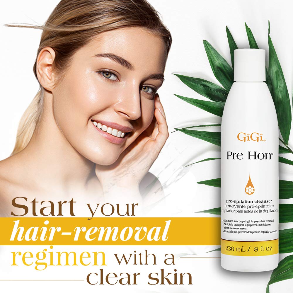 GIGI Pre Hon opens pores to ease hair removal during waxing