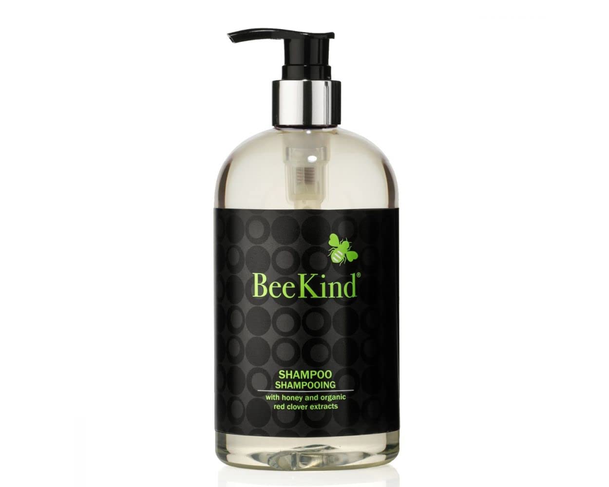 Gilchrist & Soames BeeKind shampoo bottle on shelf for gentle cleansing.