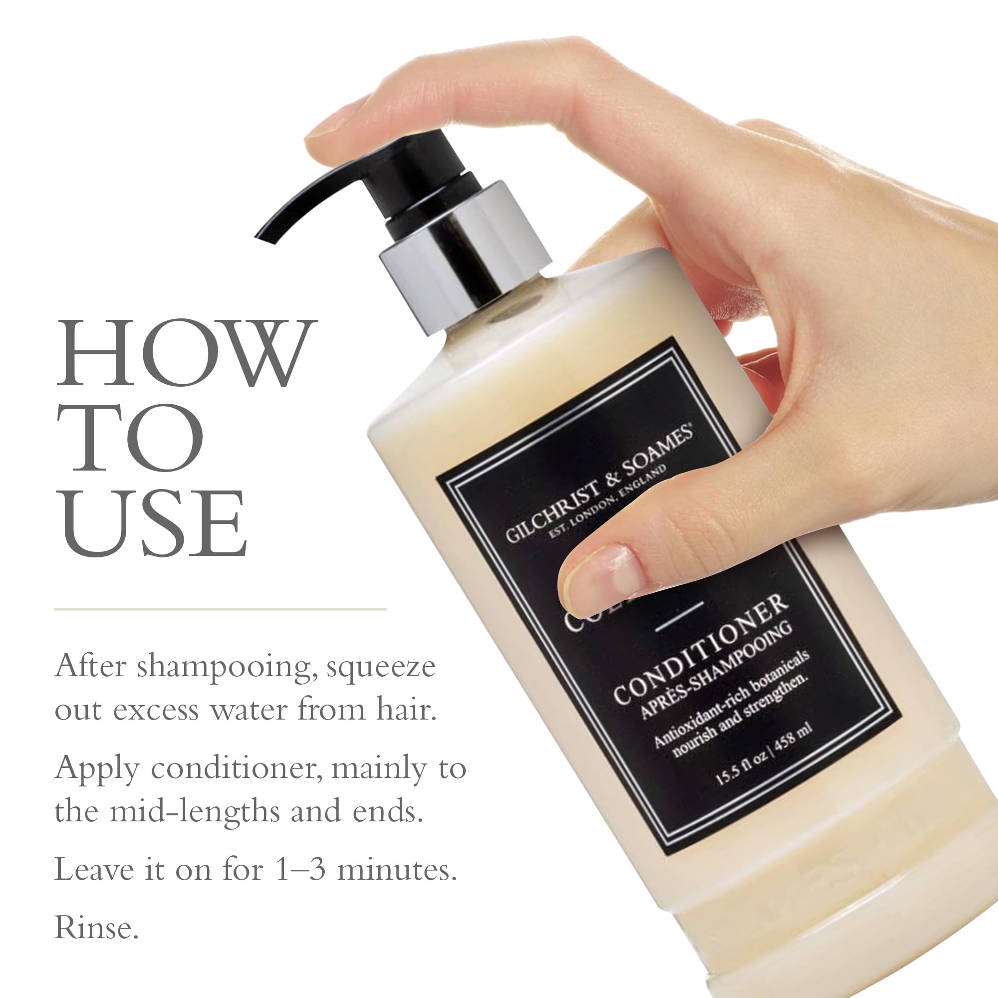 Gilchrist & Soames London Collection packaging features cruelty-free emblem.