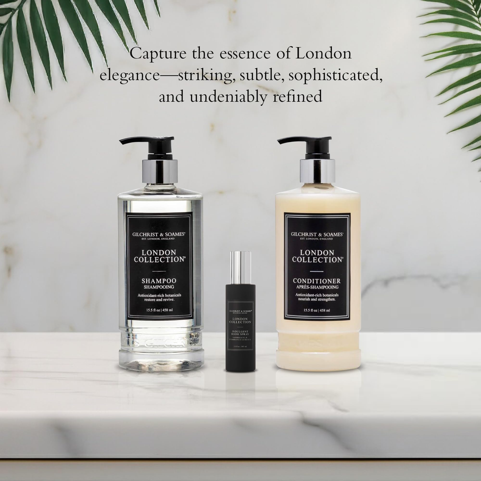 Gilchrist & Soames London Collection Conditioner is paraben-free and sulfate-free.