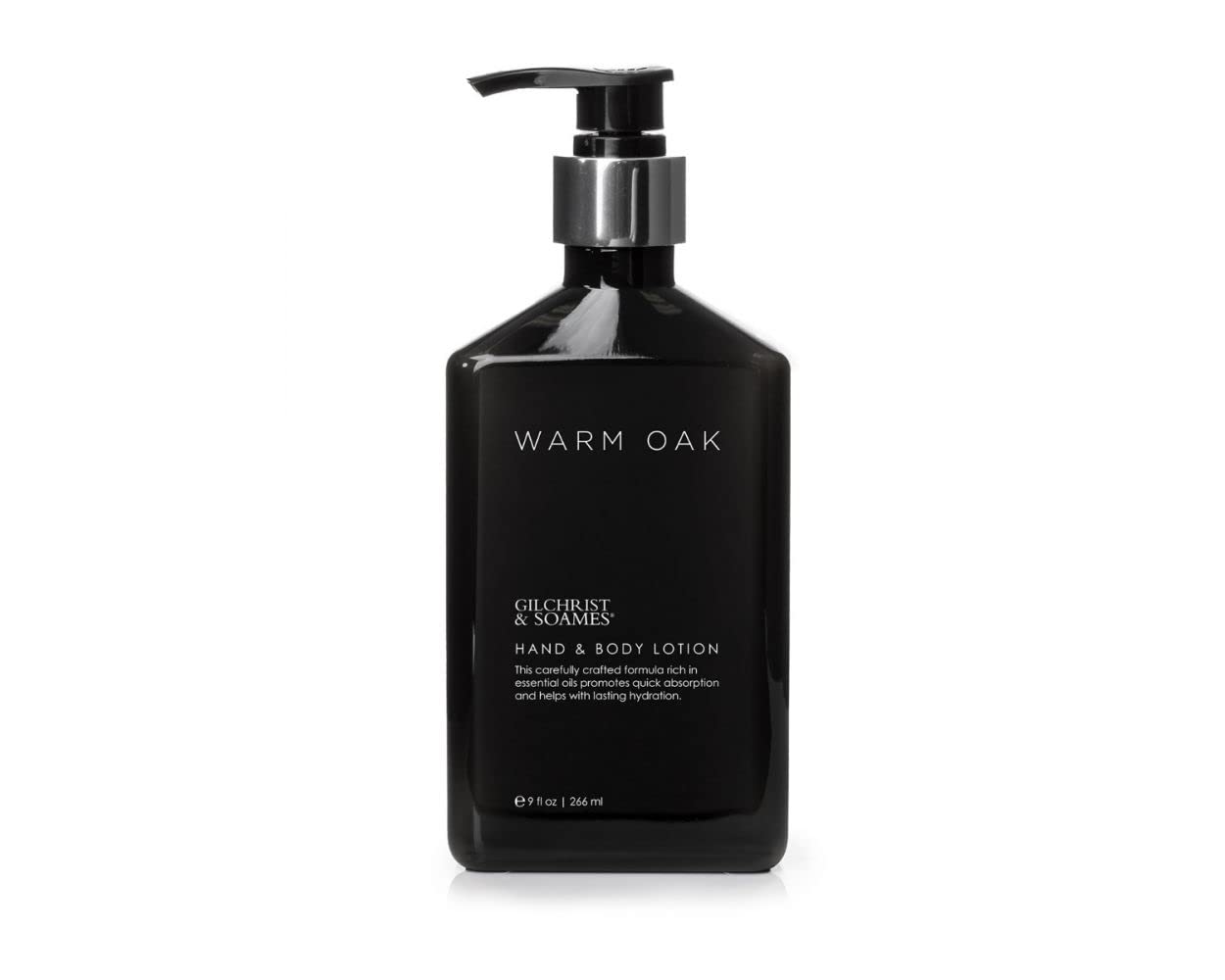 Gilchrist & Soames Warm Oak bottle front for daily hydration