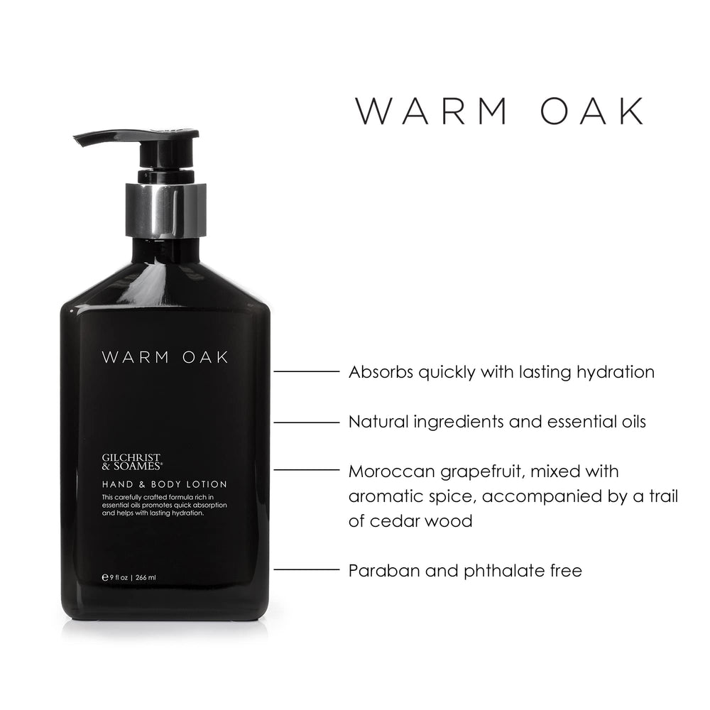 Warm Oak bottle pour for convenient moisture application