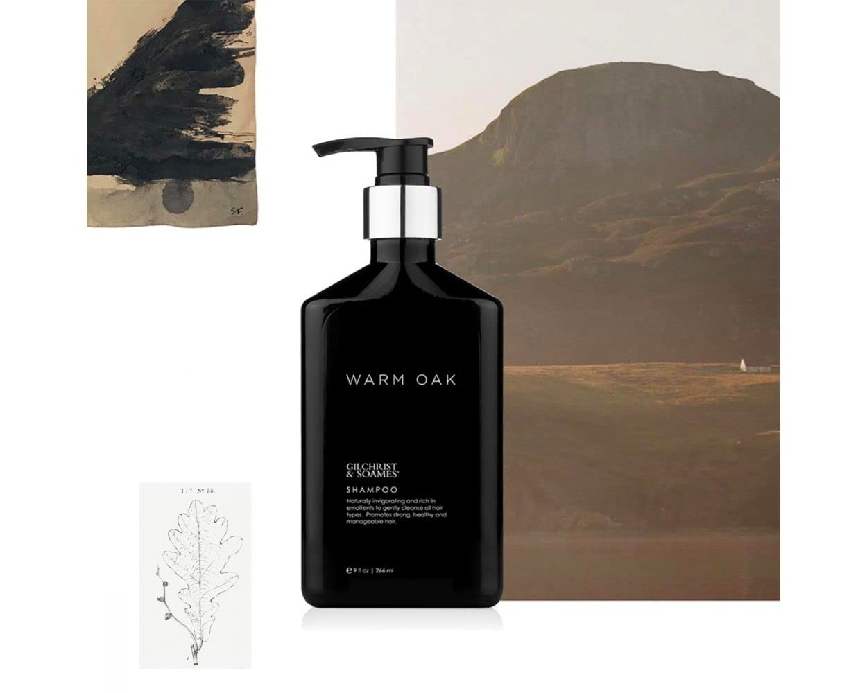 Gift-ready Warm Oak lotion packaging from Gilchrist & Soames