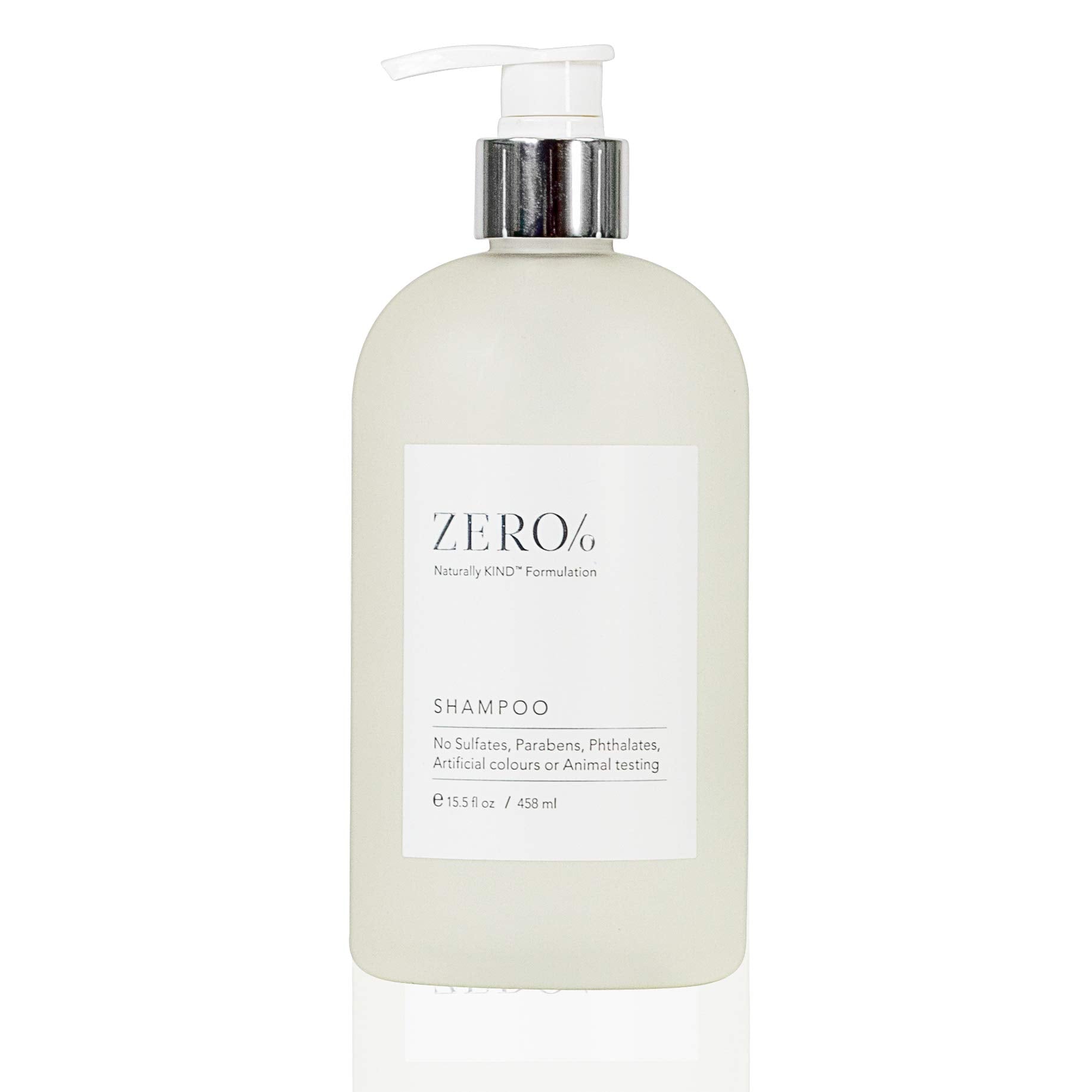 Gilchrist & Soames Zero% Collection Shampoo bottle front for daily cleansing
