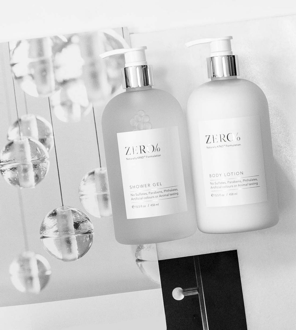 Gilchrist & Soames Zero% bottle on shelf with premium presentation