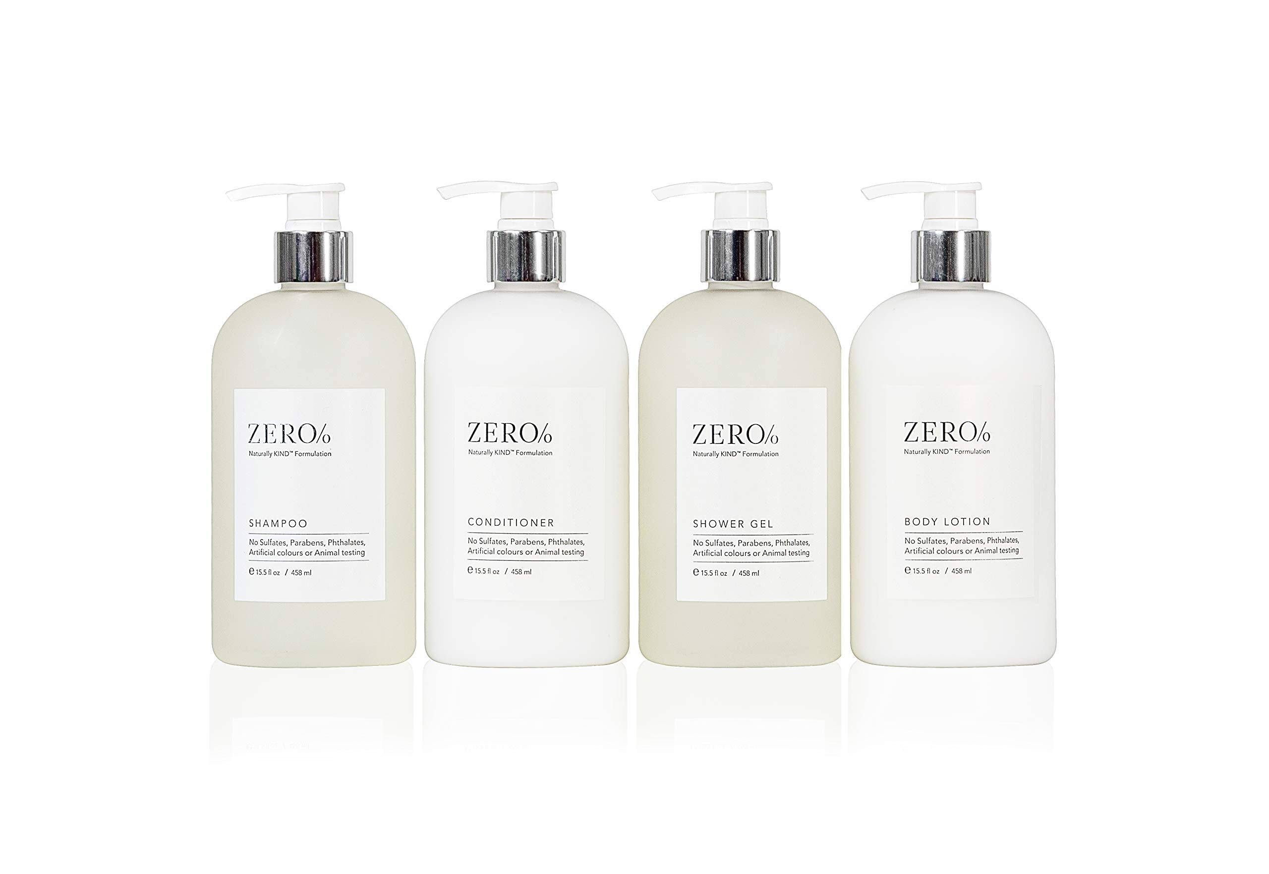 Gilchrist & Soames Zero% label detail highlights streamlined formula
