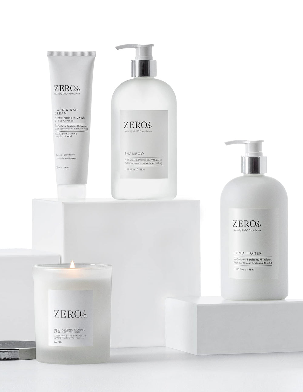 Gilchrist & Soames Zero% conditioner packaging box displays eco-conscious presentation.