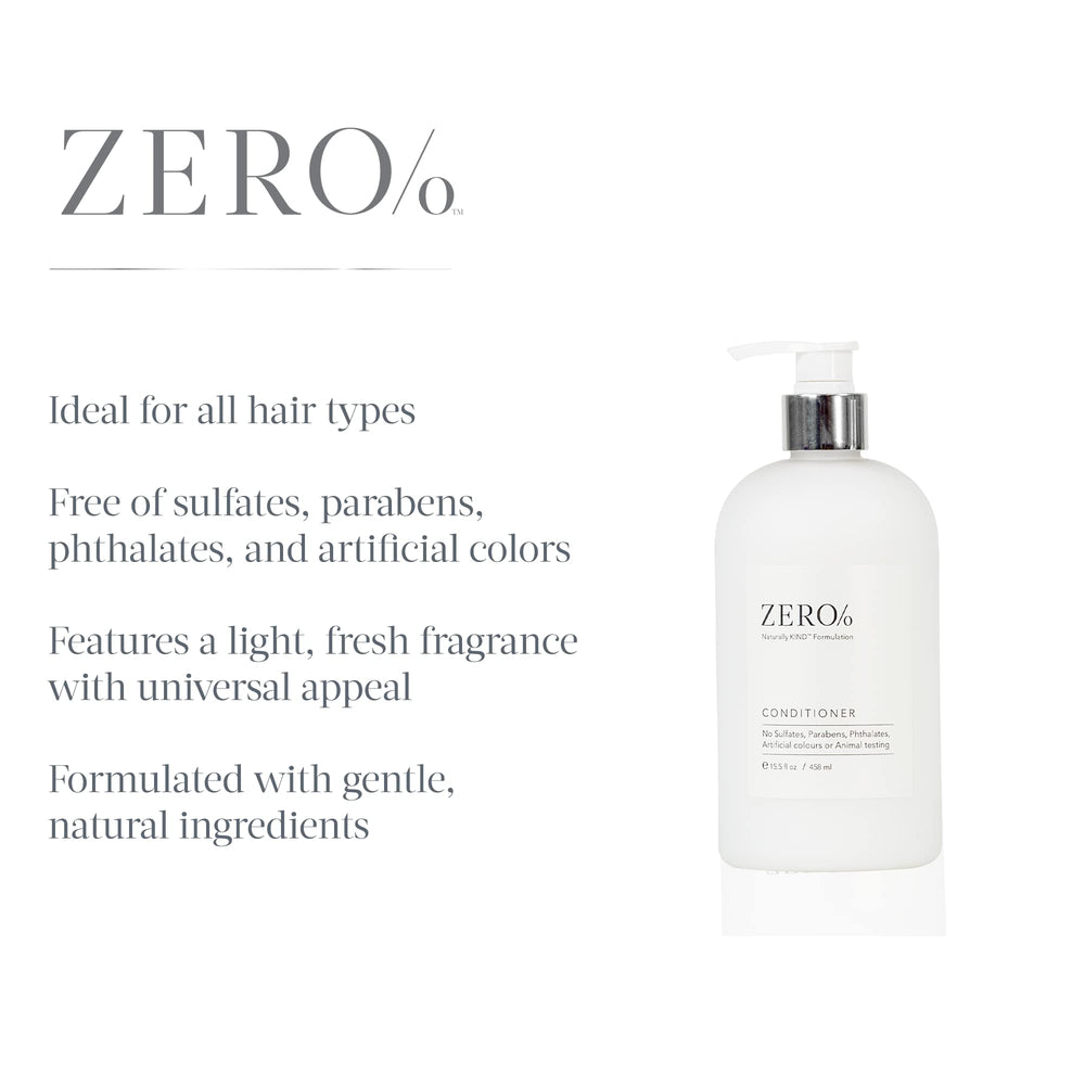 Gilchrist & Soames Zero% conditioner pump shows easy dispensing for daily use.