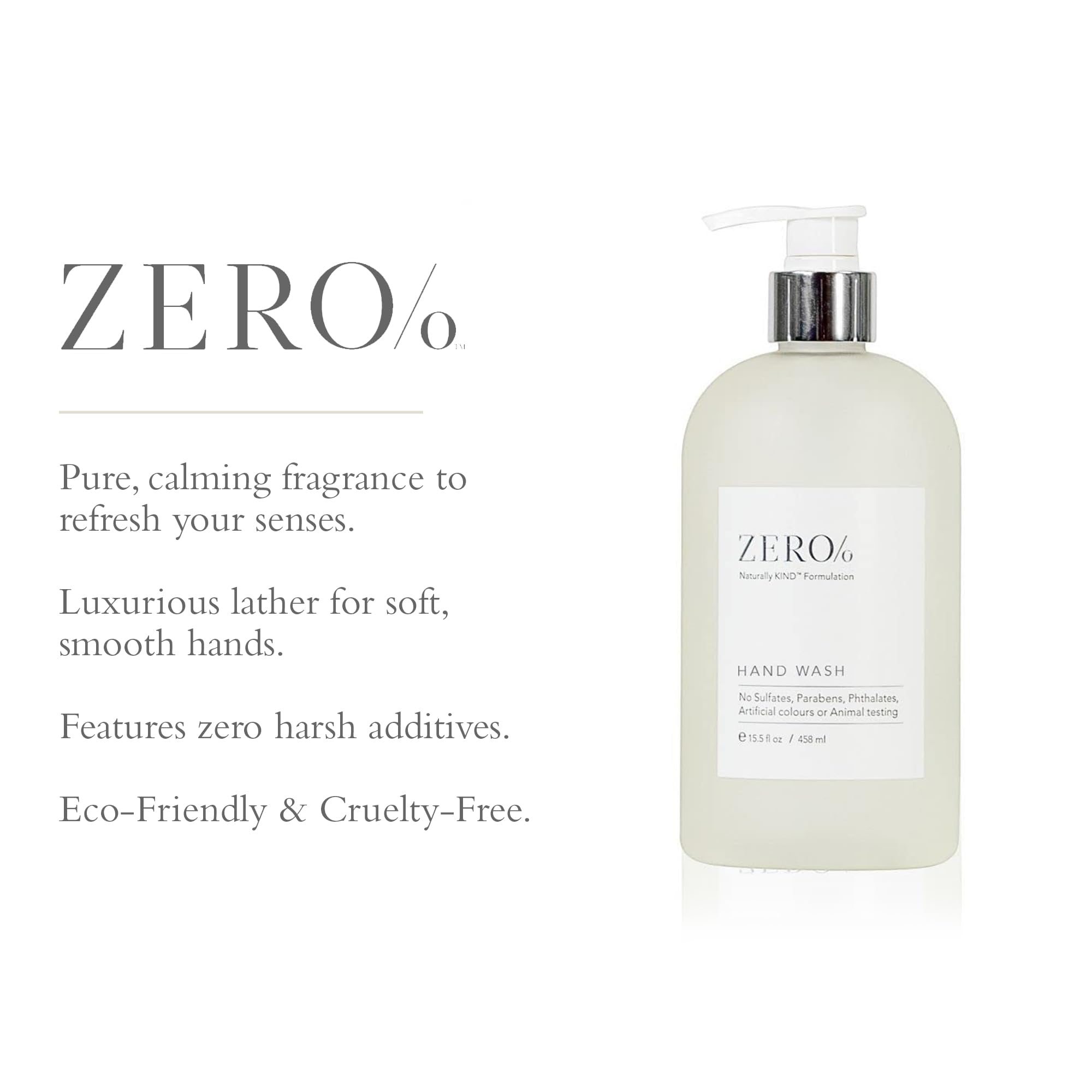 Gilchrist & Soames Zero% rich-lather demonstrates silky cleansing without drying skin.