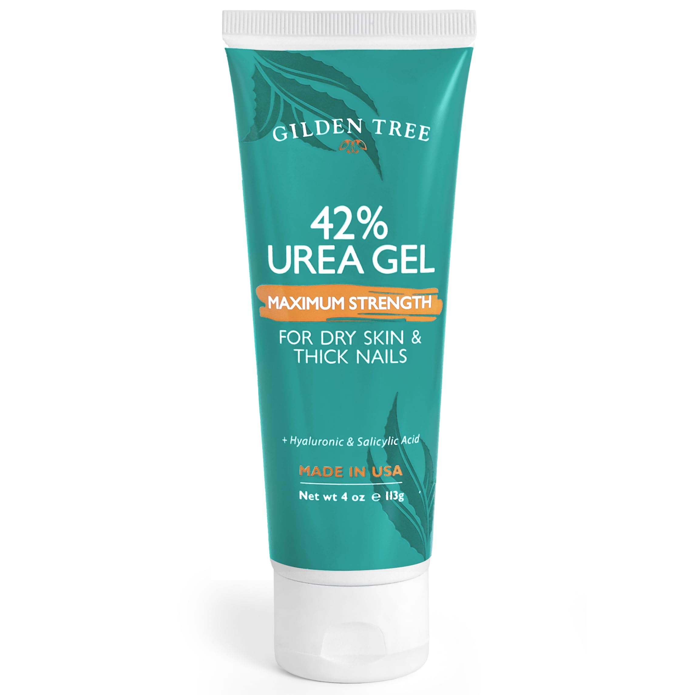 GILDEN TREE Urea Gel 42% bottle for feet delivering quick absorption.