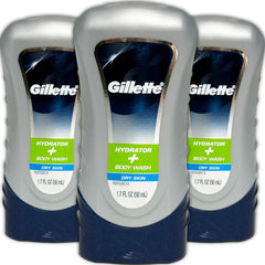 Gillette Hydrator Body Wash 3-pack keeps skin soft and hydrated after workouts.