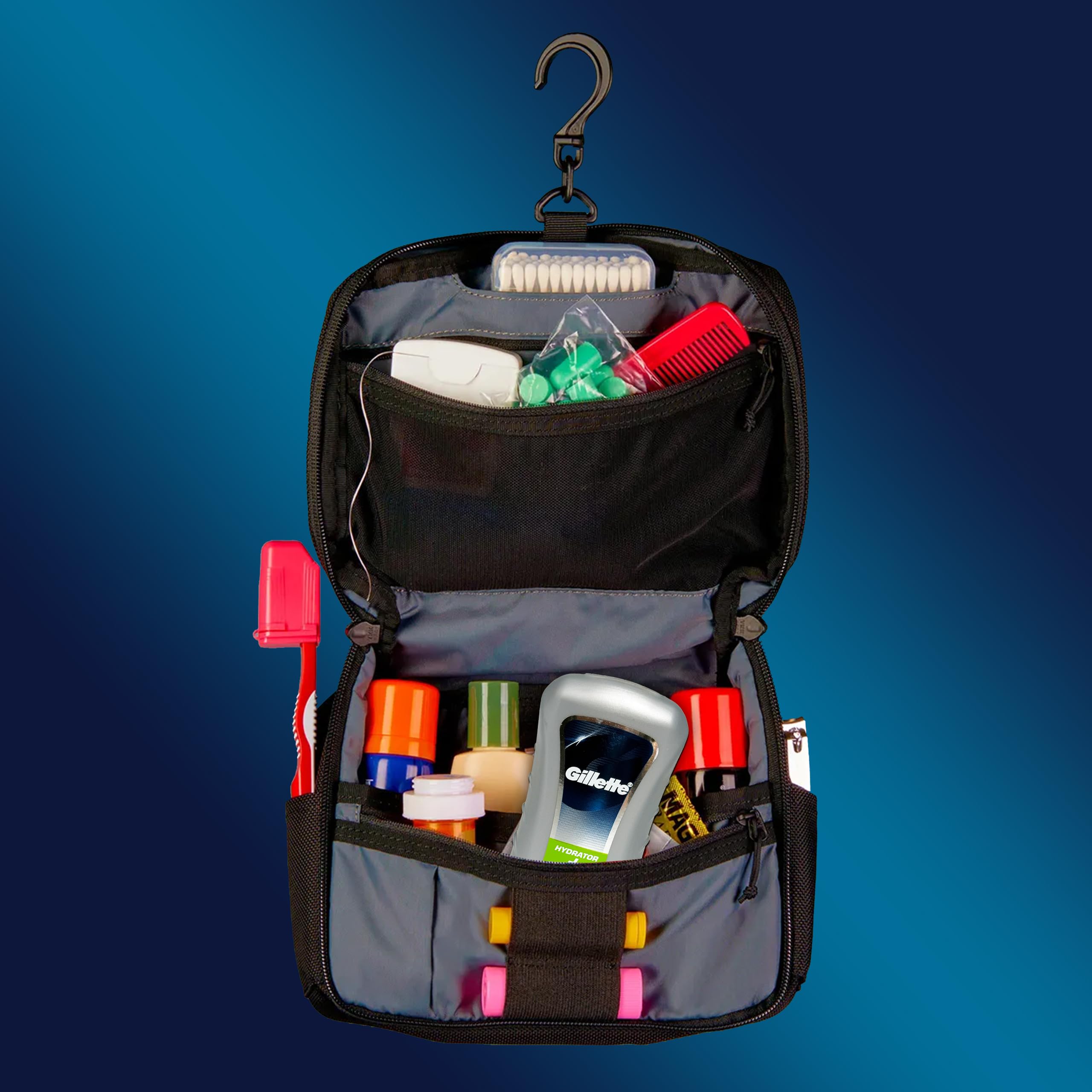 Gillette Hydrator Body Wash gym-bag friendly packaging ready to go.