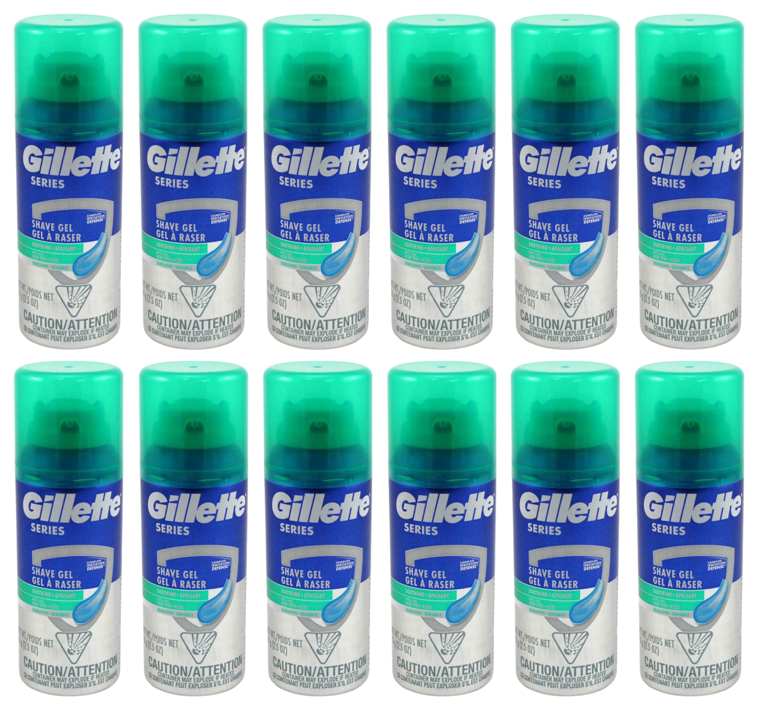 Gillette Series Aloe Vera shave gel creates creamy lather for smooth razor glide