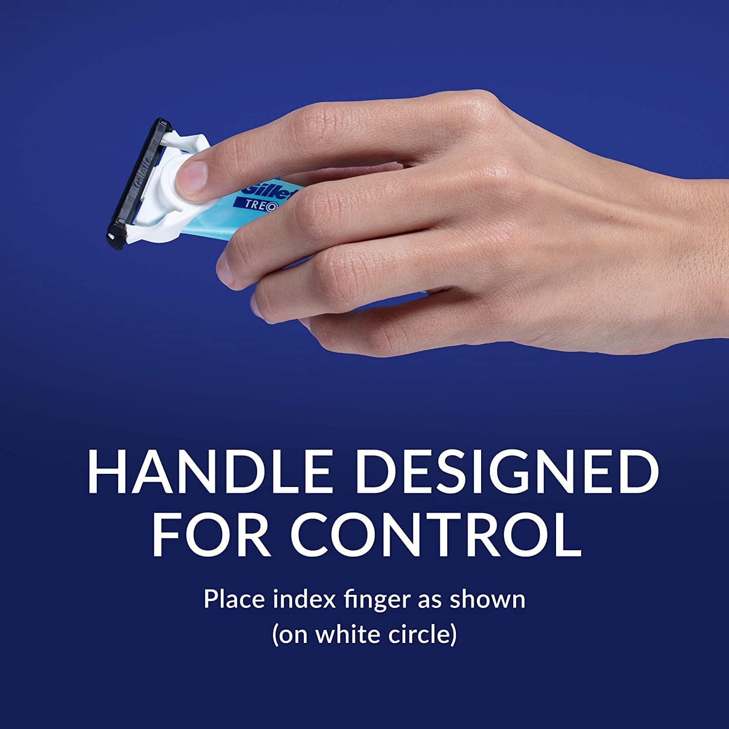 No-water TREO razor in a portable, lightweight form for travel and care visits.