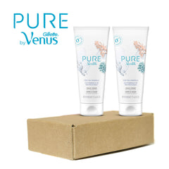 Gillette Venus Pure Deep Sea Minerals foam shows rich lather for comfortable glide