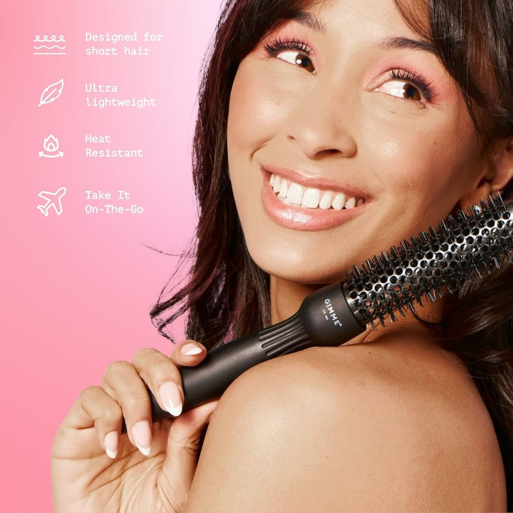 GIMME Beauty Round Brush with heat-resistant bristles for comfortable styling
