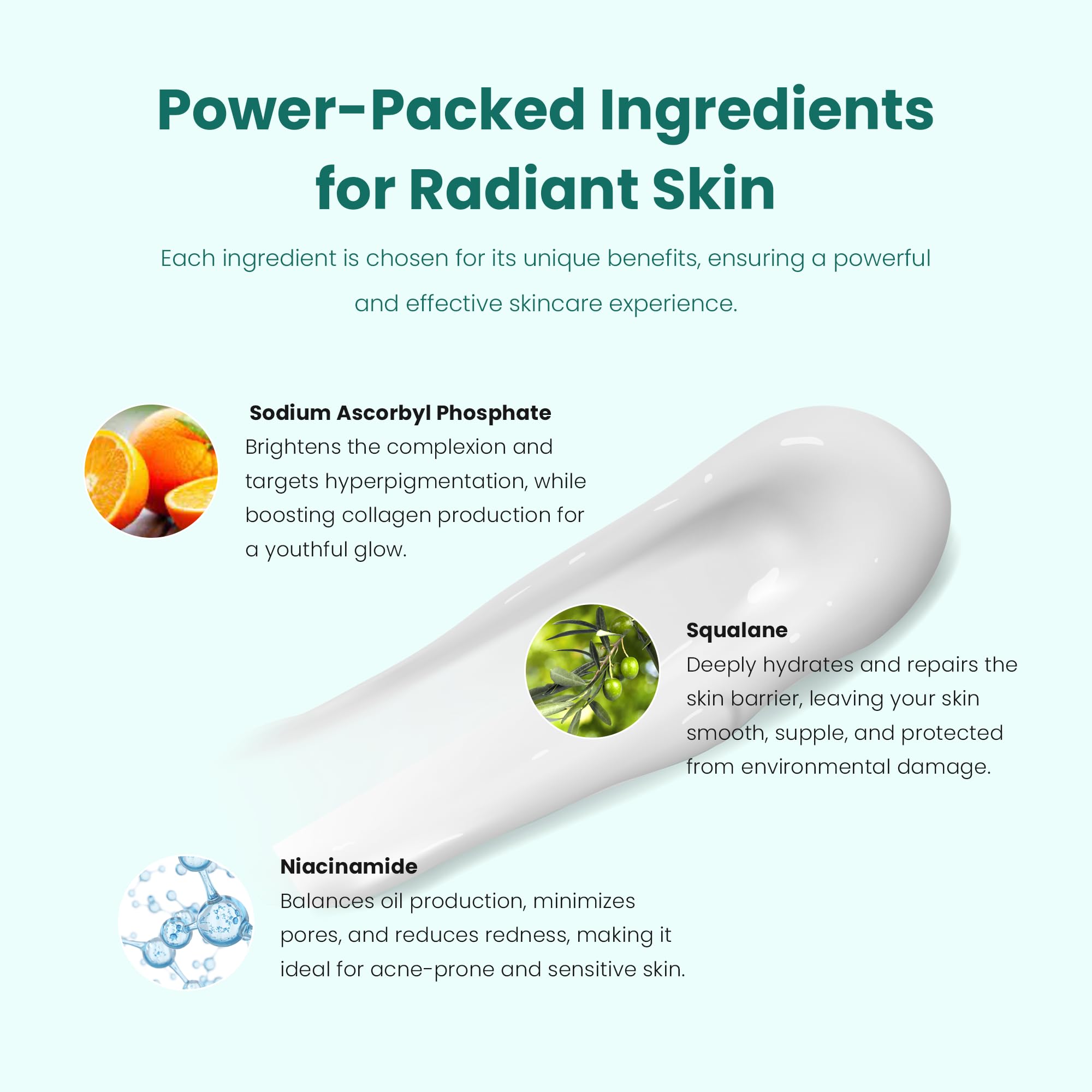 Gin Amber Beauty cream on face, neck, and décolleté demonstrates multi-area hydration
