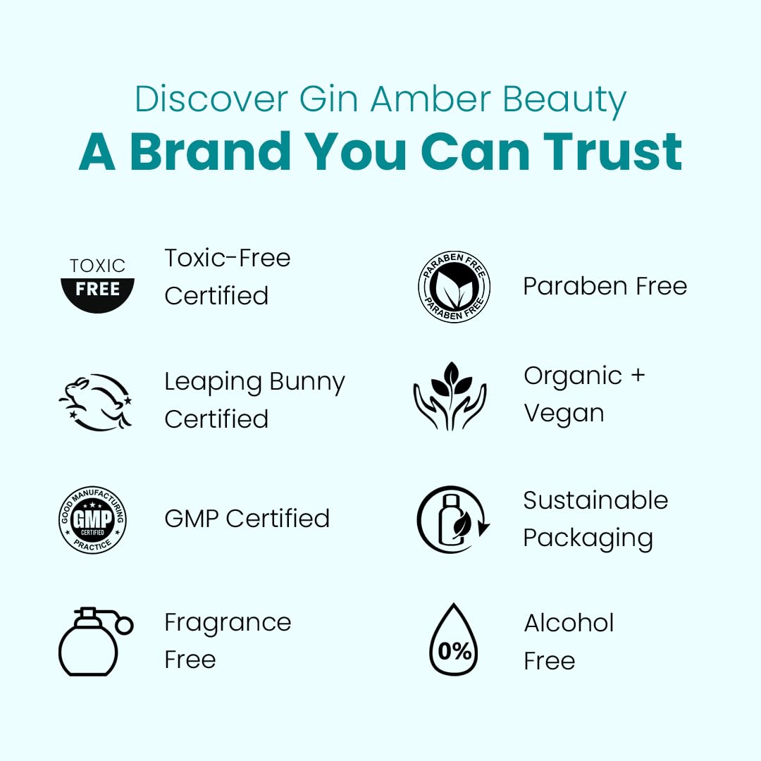 Gin Amber Beauty derma roller travel-friendly design fits into your daily routine.
