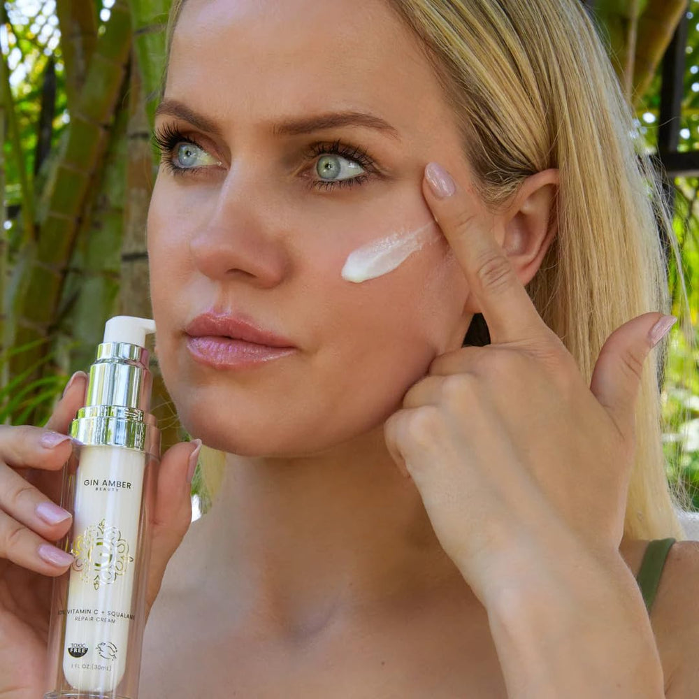 Gin Amber Beauty microneedling friendly formula highlight post-procedure use