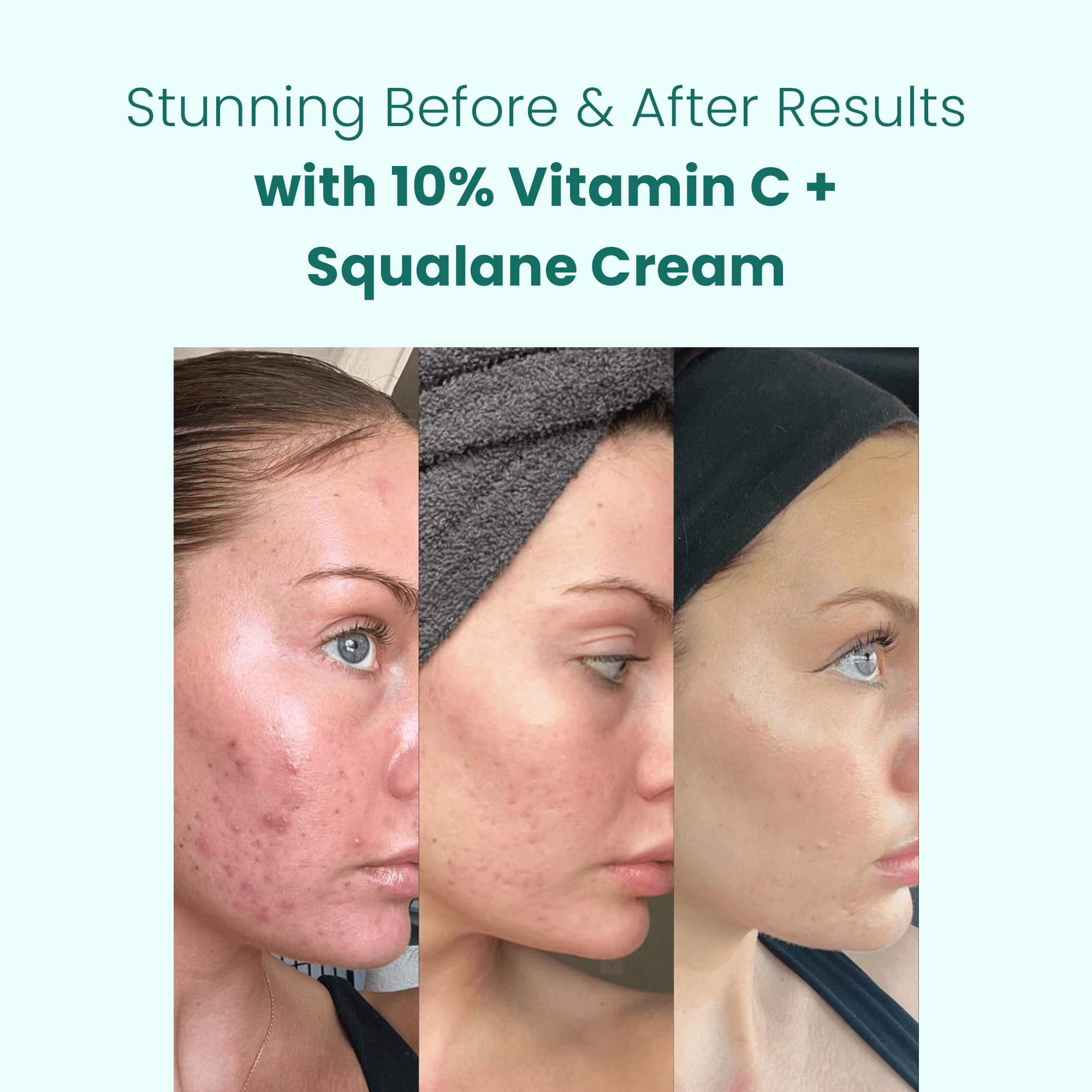 Gin Amber Beauty primer-ready finish shown during makeup prep