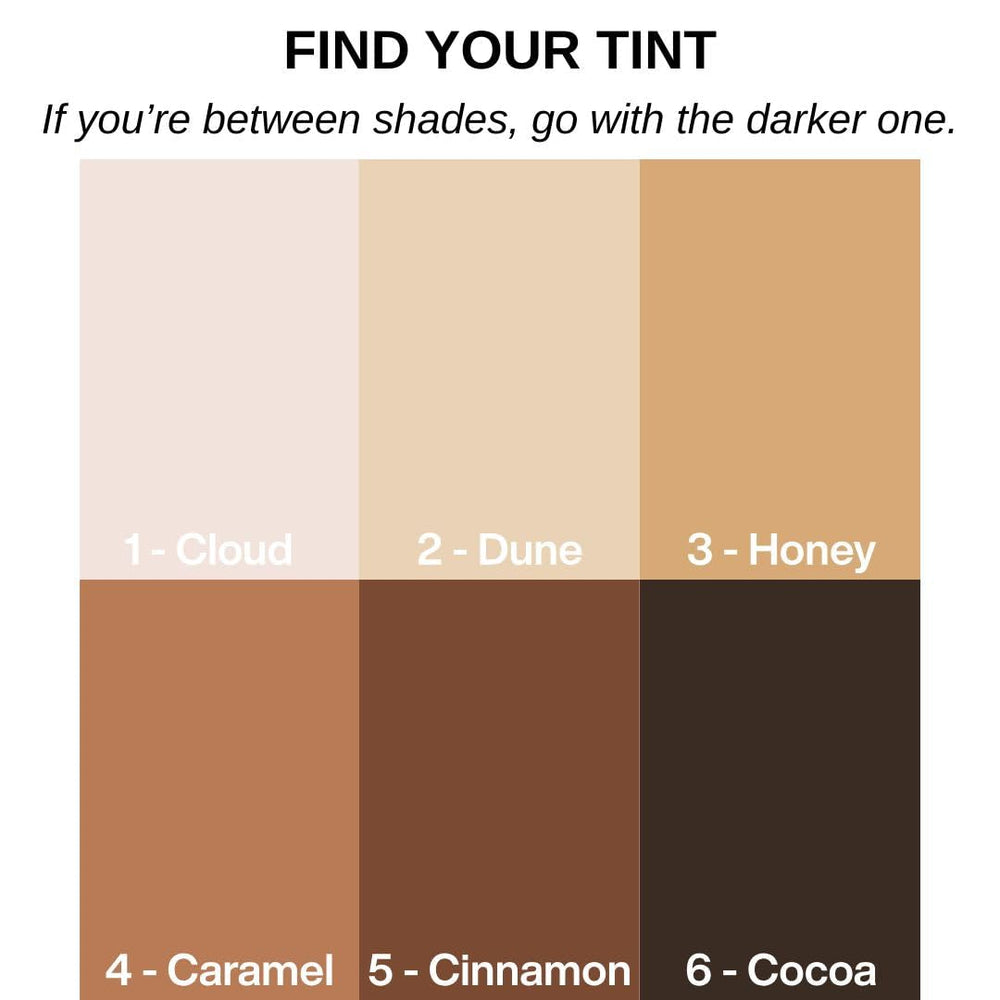 Ginger Armor tinted sunscreen on hand for quick coverage