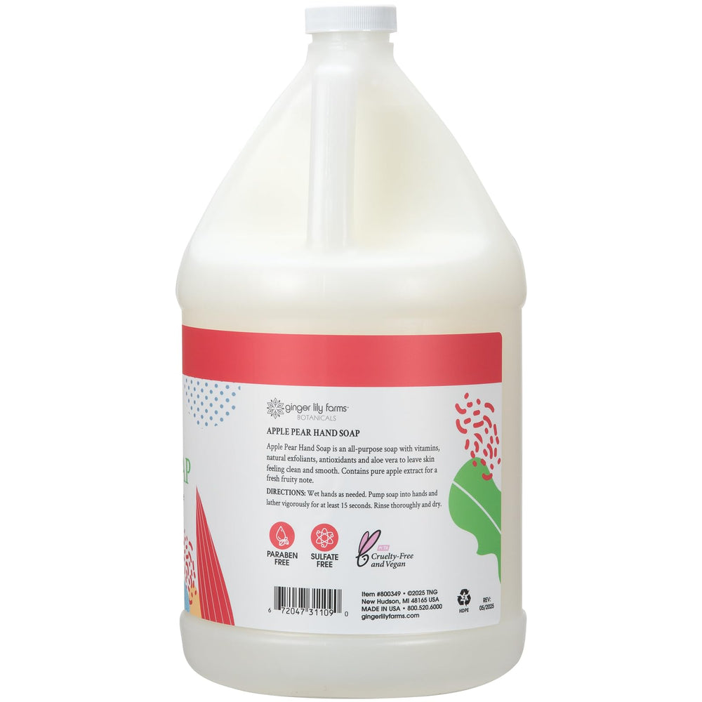 Ginger Lily Farms Botanicals 1 gallon pack-of-4 refills for efficient replenishment