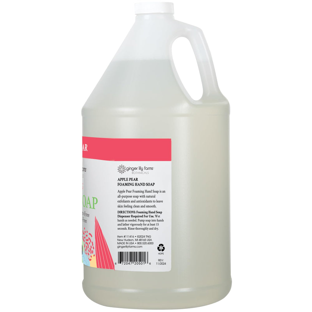 Close-up of Apple Pear fragrance highlighting refreshing hand wash benefits.