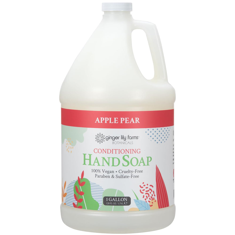 Ginger Lily Farms Botanicals apple pear scent bottle highlights inviting fragrance