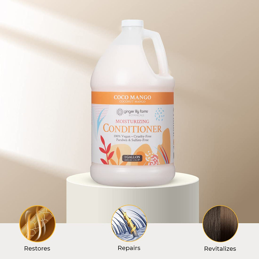 Ginger Lily Farms Botanicals Coco Mango refill-pack reduces plastic waste.