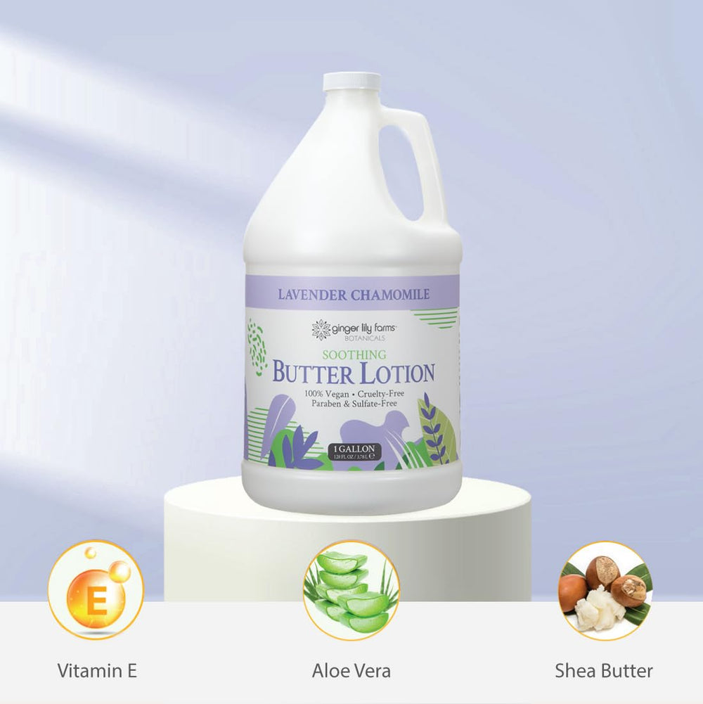 Ginger Lily Farms cruelty-free packaging badge signals vegan, ethical use.