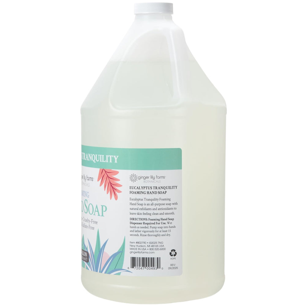 Ginger Lily Farms Botanicals refill label highlighting vegan, cruelty-free formula.