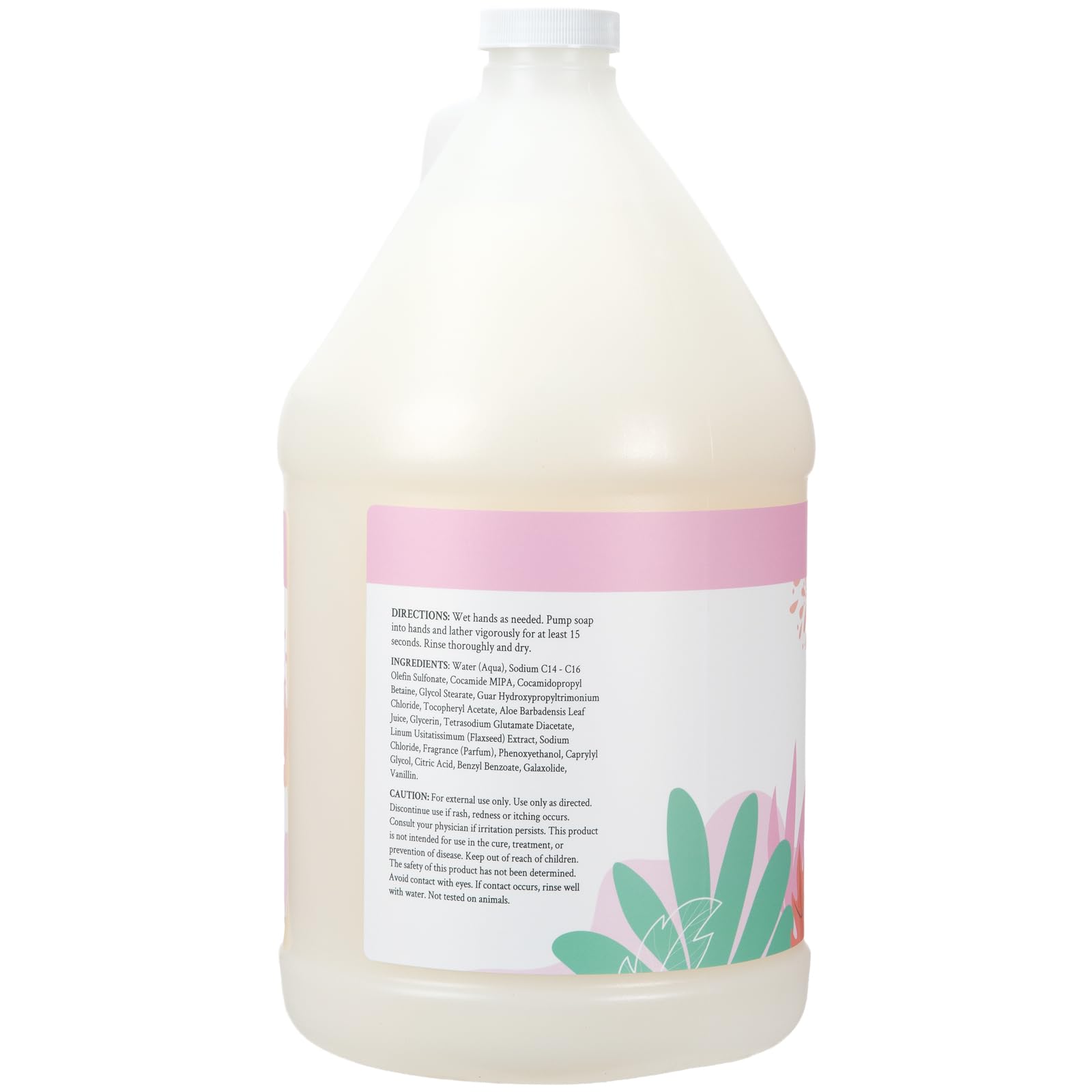 Close-up of creamy lather from Ginger Lily Farms Botanicals hand soap