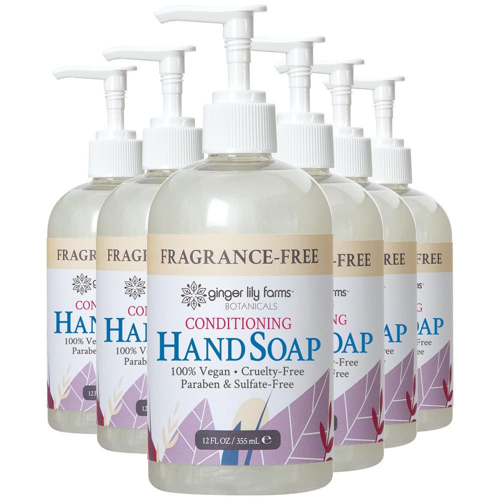 Ginger Lily Farms Botanicals hand soap pump for gentle cleansing on sensitive skin